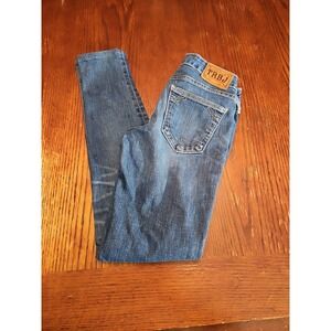 True Religion Jeans Womens Size 24 Shannon Skinny Low Rise Stretch Denim(A519)